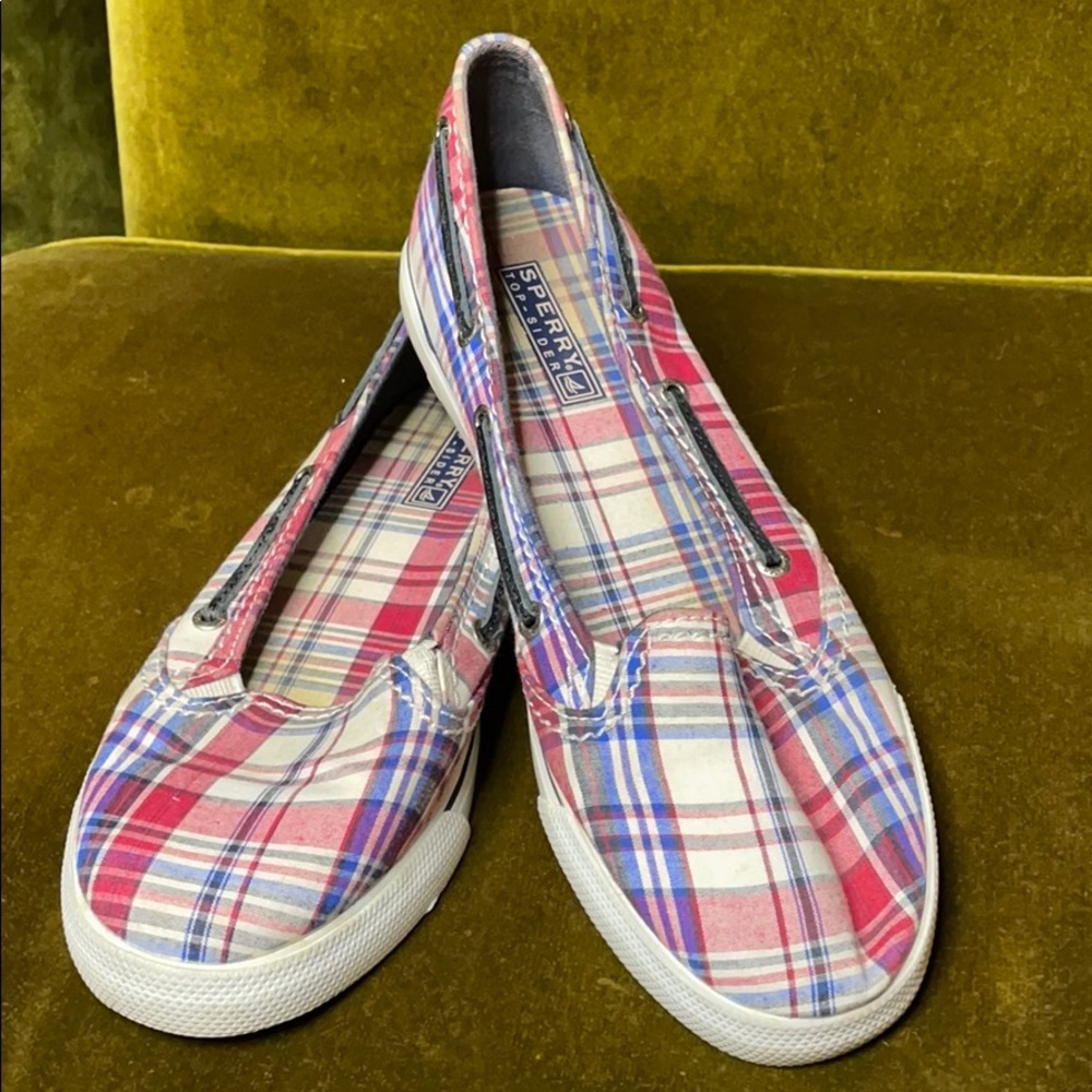 Sperry Plaid Flats